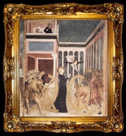 framed  MASOLINO da Panicale The Martyrdom of St Catherine sg, ta009-2